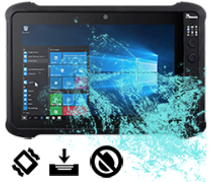 MIL-STD-810G Vibration & Shock Resistant and IP65 Water & Dust Proof