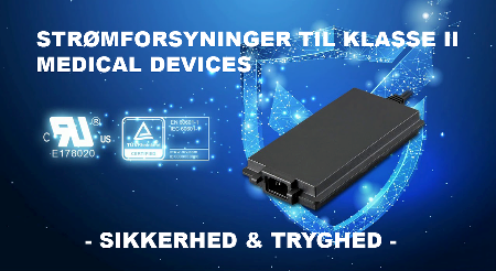 Nye strømforsyninger gør det sikkert og trygt at arbejde på klasse 2 medical devices