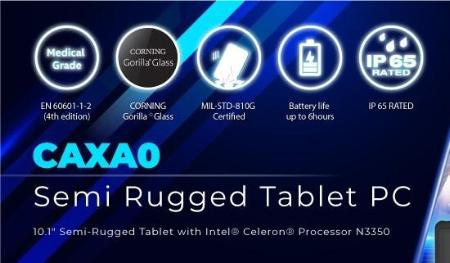 Semi-rugged tablet CAXA0