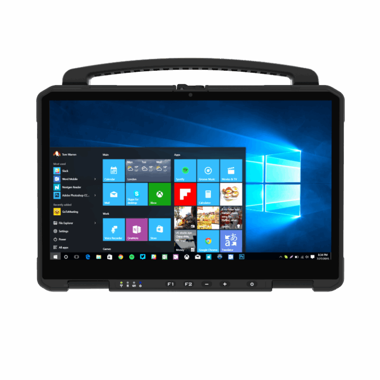 Robust tablet med Windows 10 skærm