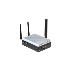Compact mini PC with antennas for wireless networking