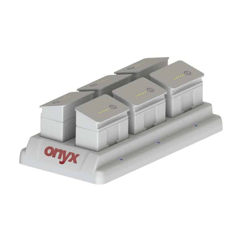 Onyx batteri oplader med fire opladningspladser